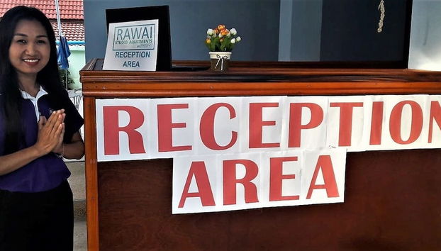 Mostrador de check-in y check-out