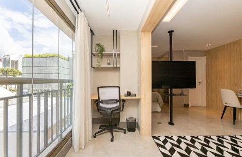 Luxuoso Apt Batel - 4 Minutos do Shopping Pátio Batel c/ Garagem, Piscina, Sauna e Academia - Foto 42