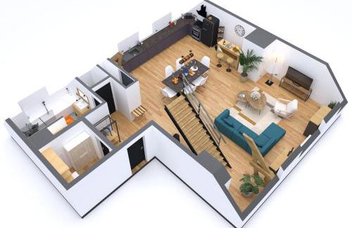 Elegant 120m2-Face cathedrale-6 pers-free Parking - Foto 27