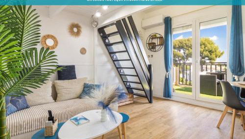 T2 MODERNE VUE MER LES SABLETTES CLIM- WiFi- PARKING - Foto 2