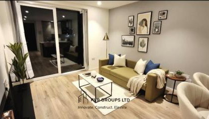 Canary Wharf Riverside Flat - Balcony - DLR 2 mins - Fast WiFi - Sleeps 3 - Foto 3