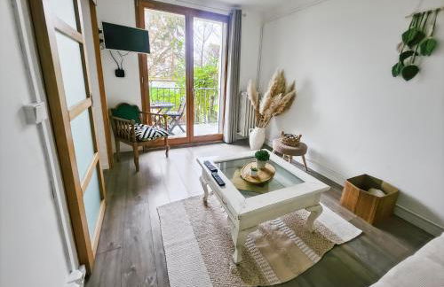 Appartement Chaleureux, Jardin Privé, Centre ville - Foto 12