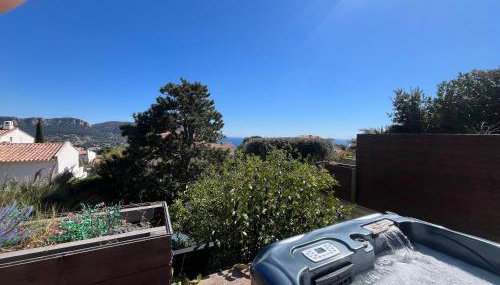 Vue mer, petite piscine, climatisation,spa extérieur,parking TOUT PRIVES - Foto 3