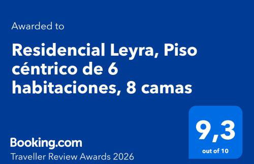 Residencial Leyra, Piso céntrico de 6 habitaciones, 8 camas - Foto 3