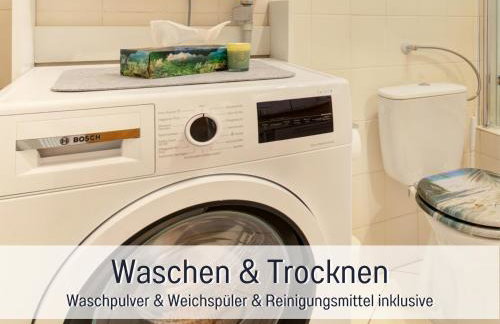 Stadtdomizil Ziegelfeld - Ruhig & Zentral, 65" TV, Südbalkon, vollausgestattete Küche, Altstadt fußläufig, Bahnhof 5-10 Min, Tiefgarage im Haus - Foto 22