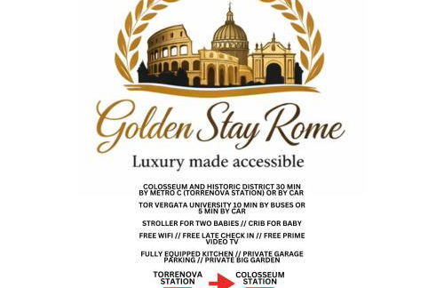 Golden Stay Rome - Entire Apartment for 6 People with Private Garden and Garage - Photo 1