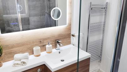 Modern 2 BR Apartment near Town - Foto 4, towels, Shower