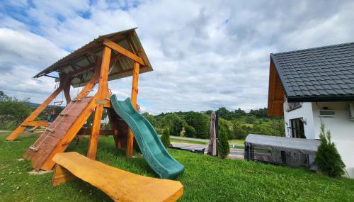 Domek Bieszczadzki Staw - Noclegi Czarna - Foto 3, Garden, Garden view