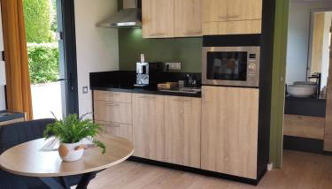 L'Ermitage - écolodge avec jardin clôturé - Foto 2, stove