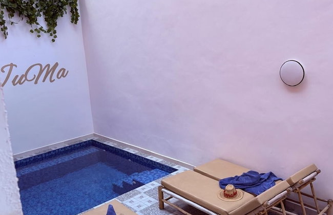 Dar JuMa Villa style Riad Marrakech Suites Familiales 'Piscine & Spa' - Foto 56