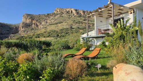 Casa di Olive Luxury Secluded Sea View Villa in South Crete - Photo 4, Garden, Garden view