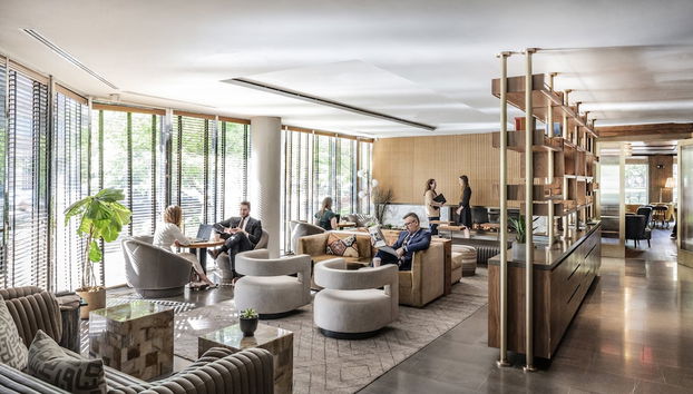 Sala de estar do lobby