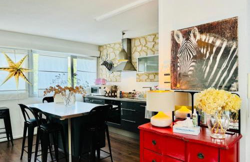 Loft atypique 130 m2 Clim patio couvert et terrasse pkg gratuit tram à 5mn à pied un accès direct au centre-ville - Foto 23