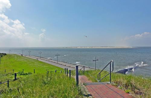 Studio mit Meerblick auf die Robbenbänke von Norderney, geschützter Südwestbalkon - Foto 9