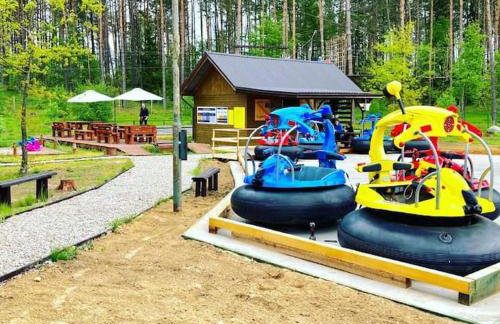 Pastelowy Domek z balią elektryczną z jacuzzi - Foto 13