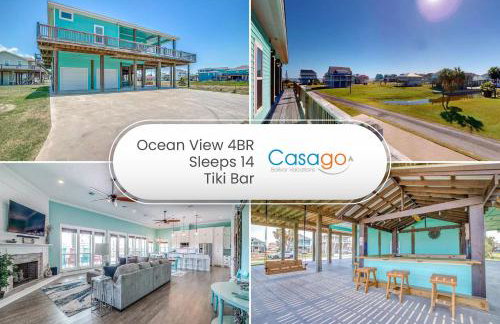 Escape Gulf Views Tiki Bar Sleeps 14 - Foto 1