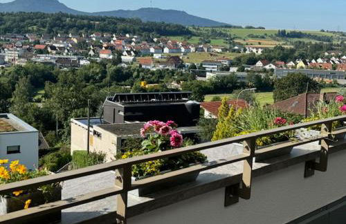 Ferienwohnung - Penthauswohnung Albblick, traumhafter Ausblick, ruhige Lage - Foto 25