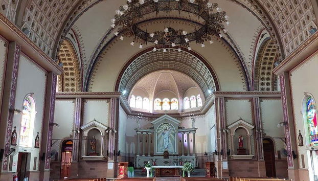 Interior de la iglesia