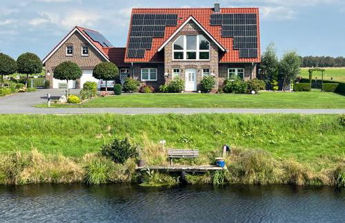 Ferienwohnung Haus Moorblick Garten mit Terrasse Netflix E-Kamin Thermomix - Foto 18
