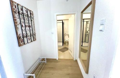 Große 80qm 3 Zimmer Wohnung, nahe Messe & Klinikum, 2x 55" Smart TV, Netflix, Keyless - Foto 18