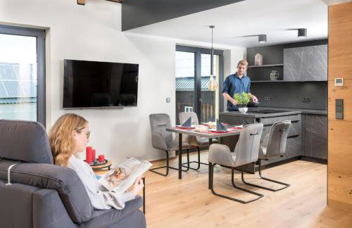 Ferienwohnung im Chaletstil Giebeltraum 115 qm Wellness Fitness Sauna Bergrödelhof - Foto 2