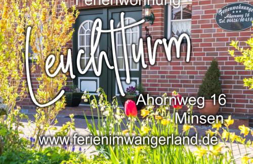 Ferien im Wangerland Ferienwohnung LEUCHTTURM Minsen Schillig Hund Pool Sauna - Photo 1