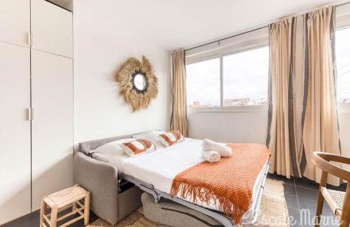 escale-marne fr - Savanna Loft - M8 Tour Eiffel - AC - Climatisation - Parking Gratuit - Free Luggage Storage - Consigne à Bagages Gratuite - 102 - Foto 16