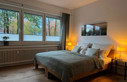 NOOQA Duisburg - Living Collection - Parkplatz, Smart TV, Küche, voll ausgestattet - Photo 16