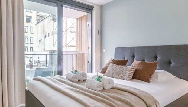 Modern Apartment for up to Five People - Foto 3, Habitación