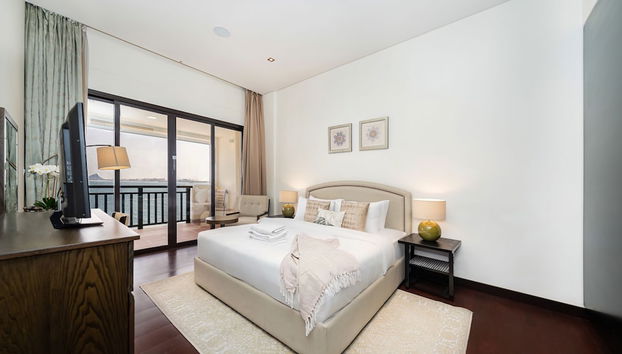 Luxury StayCation - Exquisite 1BR with Stunning Views on Palm Jumeirah - Foto 5, Habitación