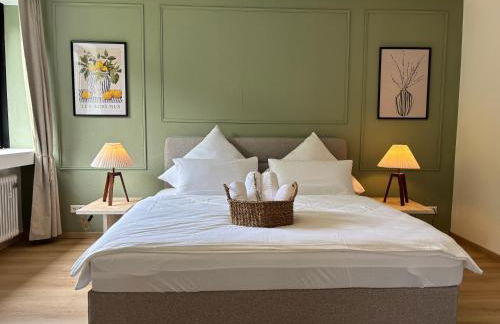 HyggeLiving - DELUXE - 90qm - Balkon - Gartenblick - 55 Zoll TV - Boxspringbetten - Hunde - Kinder - Fahrradkeller - Foto 19