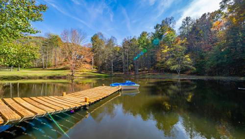 Modern Mountain Retreat~120ac~ Pond~Boat~Trails~FP - Foto 2