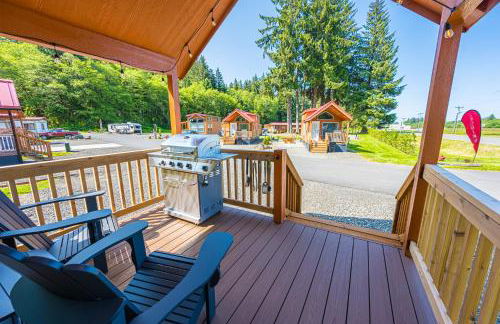 Rainforest Tiny Home Retreat Fishing Cabin - Foto 16