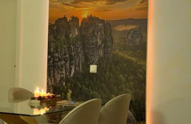 Ferienwohnung Kathy - Moderne, stilvolle Ferienwohnung mit Balkon, Sauna und kostenlosem Parkplatz im schönen Elbsandsteingebirge - Foto 17