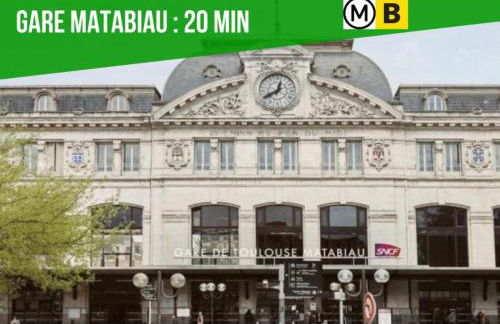 Loft Geek avec terrasse, piscine & parking - proche métro - Toulouse - Foto 18