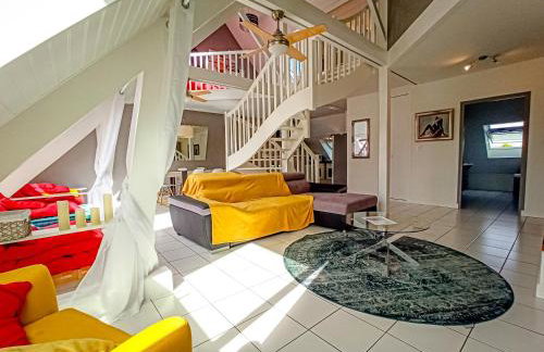 Superbe loft 90m² proche parc expo Nantes (6p) - Foto 5