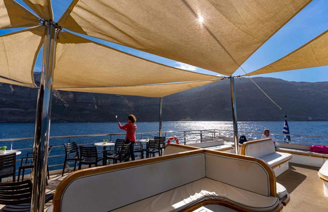 Glass-Bottom Boat Tour of Santorini Caldera - Photo 5