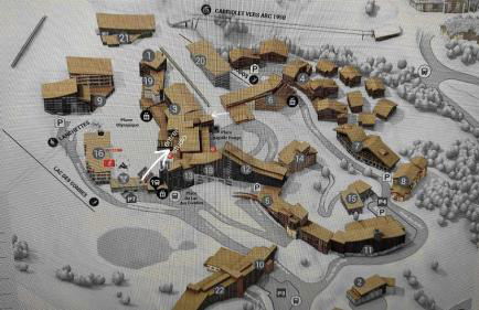 Arc 2000 -location de 2 appartements et 1 studio avec balcon et vue - Foto 19