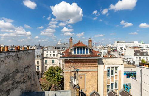 Paris Centre Dernier Étage Vue Ascenseur - Foto 12