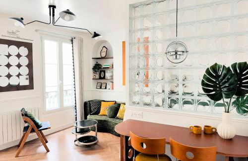 Eiffel Tower 6-Min Walk Charming Studio 3 sleeper - Foto 34