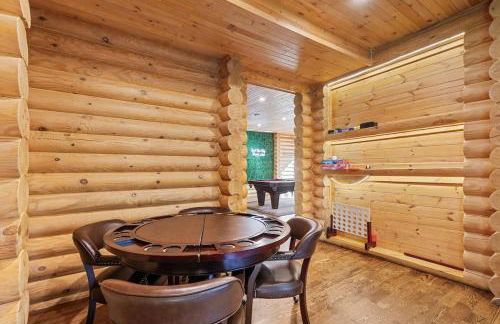Log House Chalet, Volleyball field, Sauna, Hot Tub - Foto 40