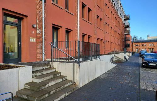 Trendige Stadtwohnung, historisches Haus mit Terrasse und Garten - Foto 10