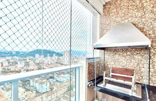 Aluguel de Apartamento em Santos com 2 Quartos e Churrasqueira na Varanda - Foto 15