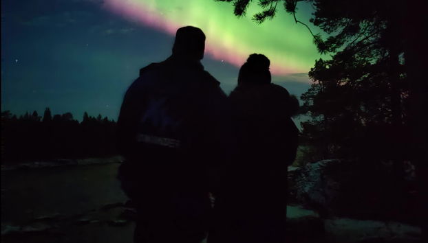 Observando las auroras boreales
