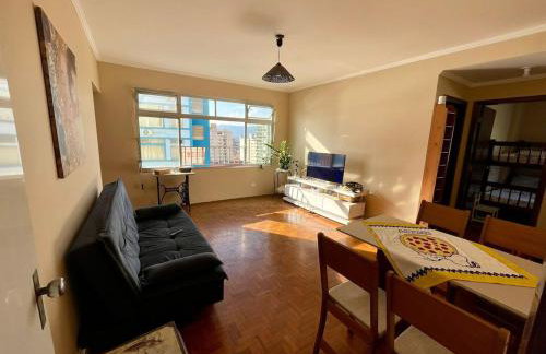 Lindo apartamento com vistas na praia do Gonzaguinha - Foto 10