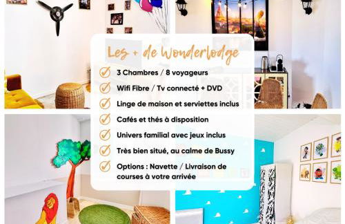 Maison Disney WonderLodge - Proche Paris et Parc Disney - 8 voyageurs - Foto 2