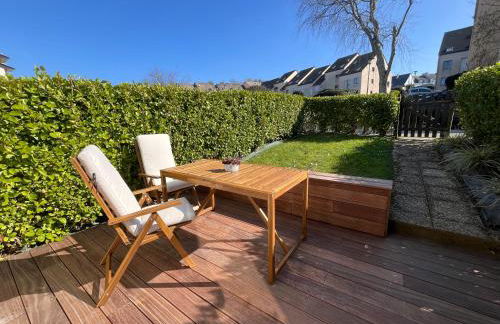 Perle des Sables Blancs, appartement entier à 100m de la plage avec parking privé - Photo 14