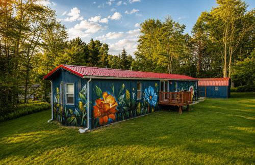Hot Tub, Pond, 2 Fire Pits Mural Art Cabin - Foto 34