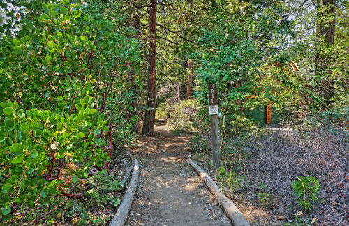 Hot Tub, Deck & Trail Access: Shaver Lake Cabin - Photo 23