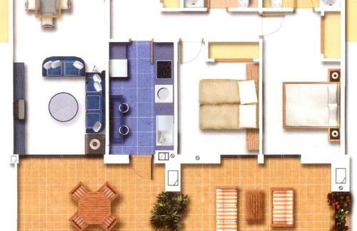 Salinas. Apartment for 4. Terrace/Parking/Pools/Gym/4mins beach - Photo 22